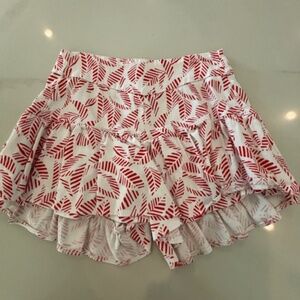 Girls AC Rendon Skort Red / White Size 12